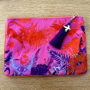 Hand Made Canvas Clutch/Accessory Pouch